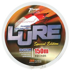 BS 釣具 LURE 特別版 釣魚線, 透明金色