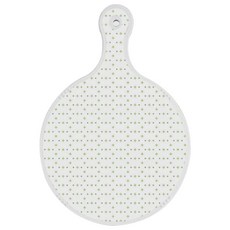 Roem Design 雙面圓形上菜砧板, 簡約圖案 + 森林圖案2, 1個