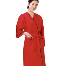美容浴袍, 紅色 (LN148), 1個
