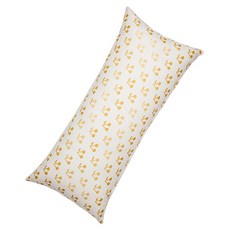 Ein Haus 櫻桃圖案棉質靠枕, 白色的