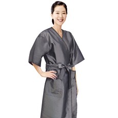 長款美容浴袍, 灰色 (LN1060), 1個
