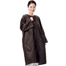 格子美容浴袍, 棕色 (LN131), 1個