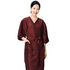 長款美容浴袍, 酒 (LN1061), 1個