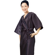 長款美容浴袍, 紫色 (LN1062), 1個