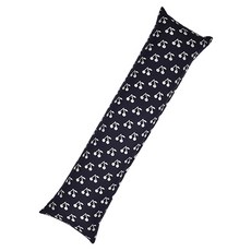 Ein Haus 櫻桃紋身體抱枕套, 黑色的