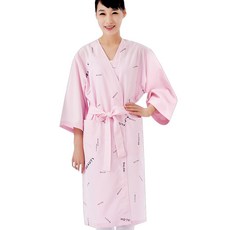 Line Beauty 寬鬆浴袍, 粉紅色(LN1019), 1個