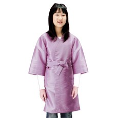 素色孩童美容浴袍, 紫羅蘭色 (JN103), 1個