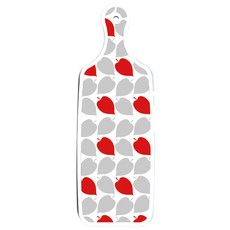 로엠디자인 양면 디자인 서빙도마, 피쉬블루 + 레드그린낙옆, 1개