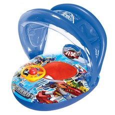 CARBOT衝鋒戰士孩童遮陽造型游泳圈, 混色, 1個