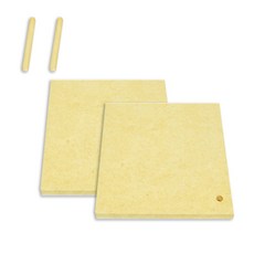 모두의팩토리교구용 DIY MDF액자 6종 4호 280 x 280 x 15 mm, 무지, 2개입