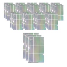 Como Name無字方形大名貼 10入, 隨機發貨, 1套