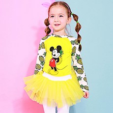 GOING KIDS 女童款蓬蓬游泳長褲裙