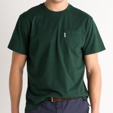 덕헤드 남성용 피마면 포켓 티셔츠
