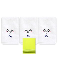 송월타월 요일기분 핸드 행주 금 3p + 마사지때밀이40 랜덤 발송, 혼합 색상, 1개