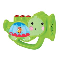 피셔프라이스 Kids Station Toys 마이 퍼스트 리얼 트럼펫, 혼합 색상, 1개