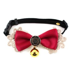 Noland Good buddy 스윗 프린세스 칼라 라인 고양이 목걸이 S, 레드, 1개