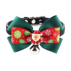 Noland Good buddy 크리스마스 칼라 라인 고양이 목걸이 S, 그린, 1개