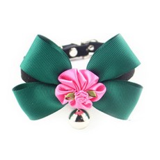 Noland Good buddy 본 미니멀 칼라 라인 고양이 목걸이 S, 그린, 1개