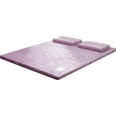 라텍스토리 매트리스 극세사, 퍼플, 3.5cm