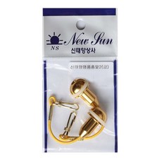 신태양상사 금속 총알 TT-2221, 금색, 2개