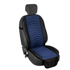 노블엔젤 3D 무봉제 쿨링 버킷 통풍시트 앞좌석 12V 전차종, 네이비, 1개