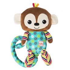 Bright Starts 翻滾猴子工作娃娃, 27厘米, 混色