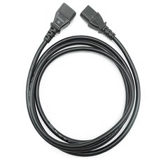 애니포트 국산 250V 컴퓨터 연장 파워 캡코드 1M, 1개