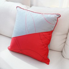 SaeonStor大爆炸棉質靠枕, 紅色