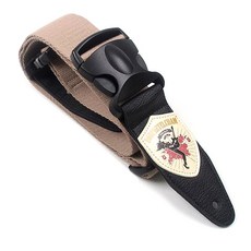 Evans Calligraphy ETSS系列ROOPRETELCHAM吉他背帶, 米色+黑色