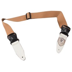 Evans Callie ETSS系列CENTRU DU MONDE吉他背帶, 駝色+白色