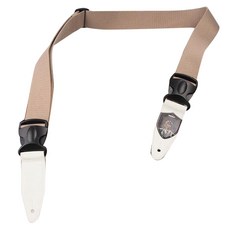 Evans Callie ETSS系列DEATH&SUFFERING吉他背帶, 米色+白色