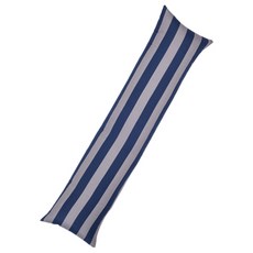 Ein Haus 條紋B身體枕套, 藍色