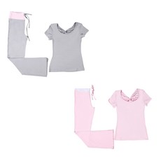 DM 克萊因瑜珈服短袖套裝