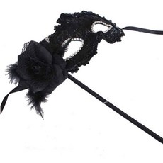 파티복닷컴 손잡이가면5, 블랙