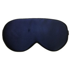 絲綢眼罩 深藍色, 1件, 1個