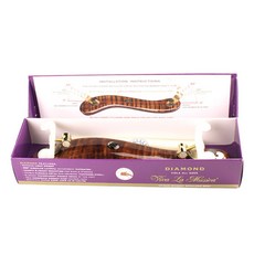 Viva La Musica 奧古斯丁鑽石中提琴肩托, 楓木深+金+白, 1個