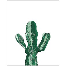 iLovePainting 植物系 DIY 數字油畫 40 x 50 公分, 仙人掌