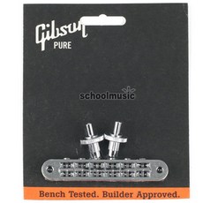 Gibson BRANDS Nashville Tune-O-Matic 橋 + 完整組裝 PBBR-030, 鉻合金