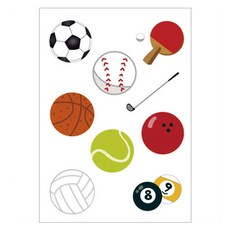 모두의팩토리 인쇄펠트 도안 DIY 펠트 공예 A3, 05 TYPE 스포츠, 1개