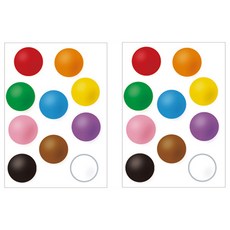 모두의팩토리 인쇄 도안 DIY 펠트 공예 A4, 06TYPE색상, 2개