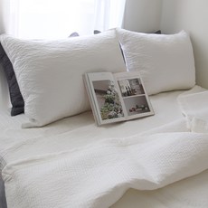 Maison Textile Shil人造絲水洗床罩, 象牙