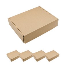 도나앤데코 크라프트런치박스 튼튼 도시락상자 29 x 22.5 x 6.2 cm, 5개