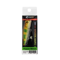 청룡 미끼 레볼루션 샤크 하드베이트 폽퍼 80mm, Green gold, 16g, 1개