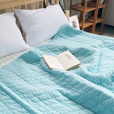 LIVING HOME daily 顏料水洗棉被兼薄墊, 薄荷