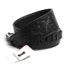 Levys 皮革吉他背帶, PM44T03 黑色