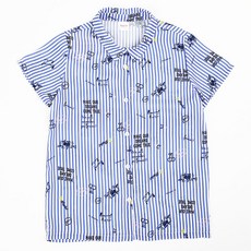 애플핑크 주니어용 쉬폰전판나염 셔츠 APK1N302GST017