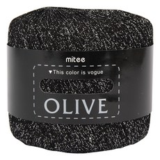 올리브 뜨개실, 08은블랙, 1개