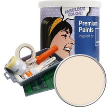 노루페인트 팬톤 외부용 실외 무광페인트 세트, 11-0809 Ecru, 1L, 1개