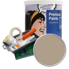 노루페인트 팬톤 외부용 실외 무광 페인트 1L 세트, 16-1210 Light Taupe, 1000ml, 1개