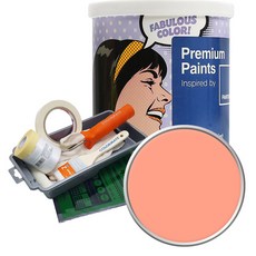 노루페인트 팬톤 외부용 실외 무광 페인트 1L 세트, 15-1433 Papaya Punch, 1000ml, 1개